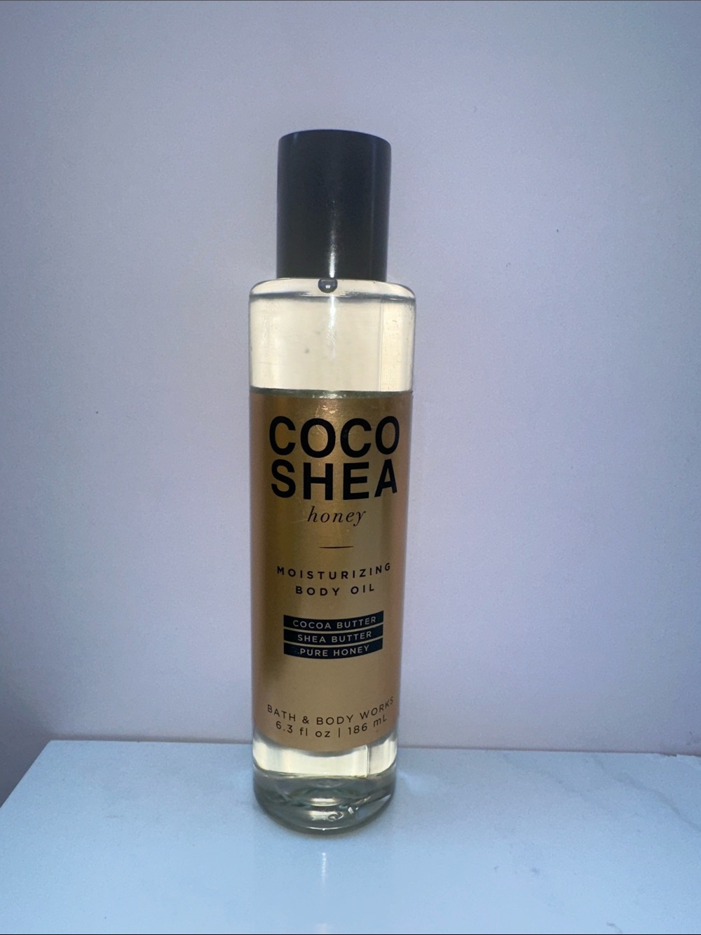 Bath & Body Works Coco Shea Honey Moisturizing Body Oil - Black & Gold